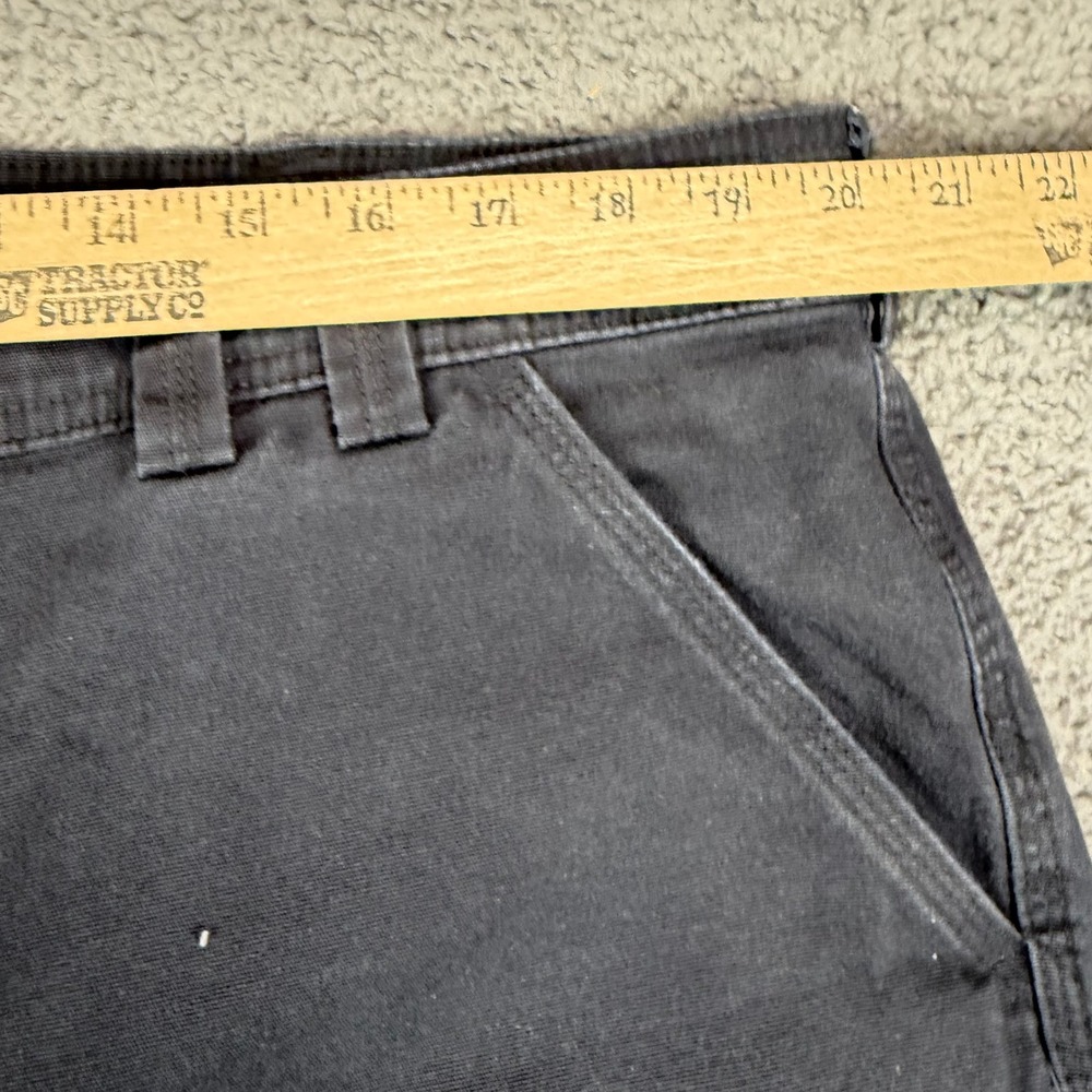 Duluth Trading Co Fire Hose Flex Cargo Work Pants Mens 42x30 Black Standard Fit - Picture 4 of 9